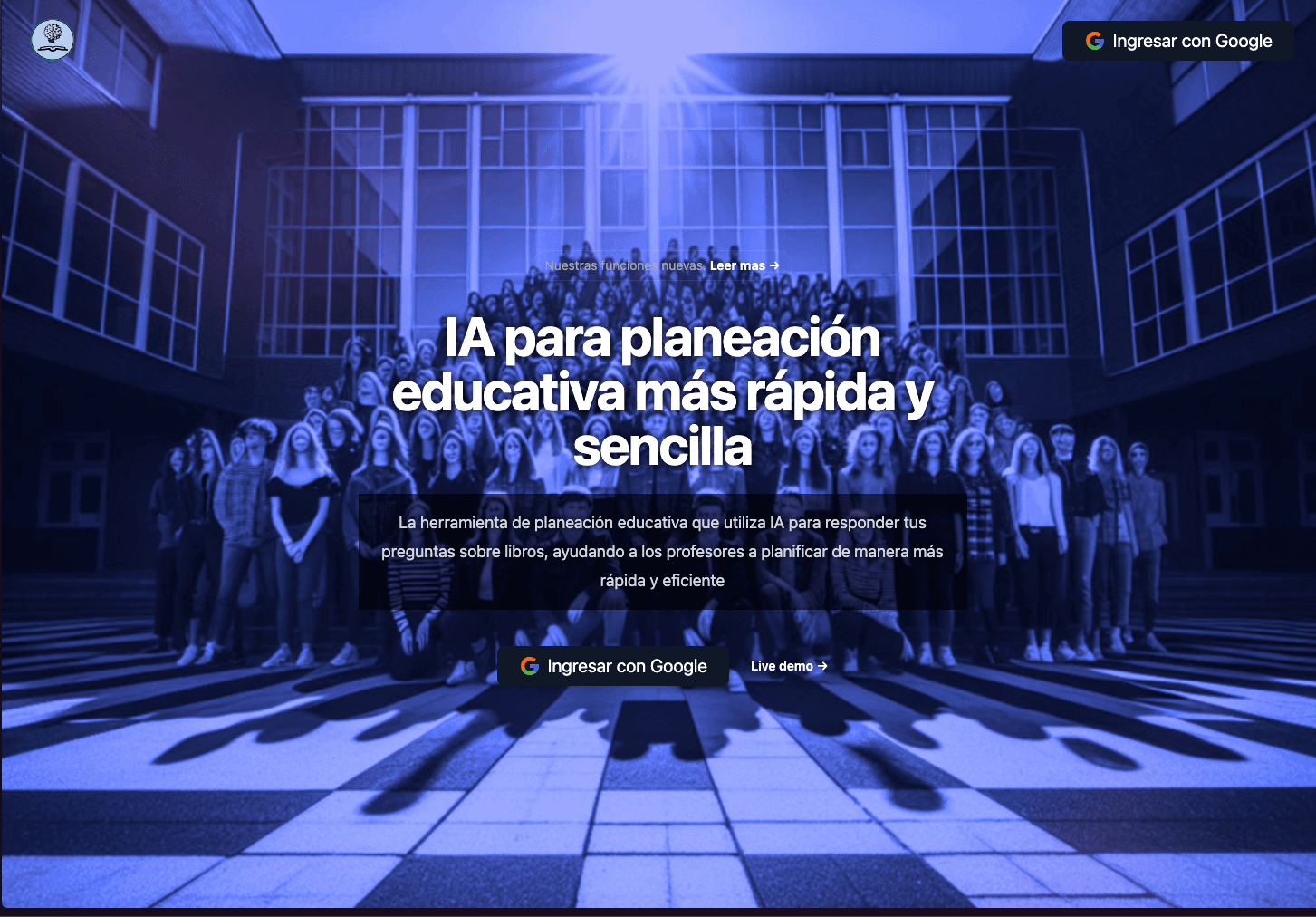 Captura del proyecto Libro Maestro - Ganador del AI Hackathon México 2023 🏅